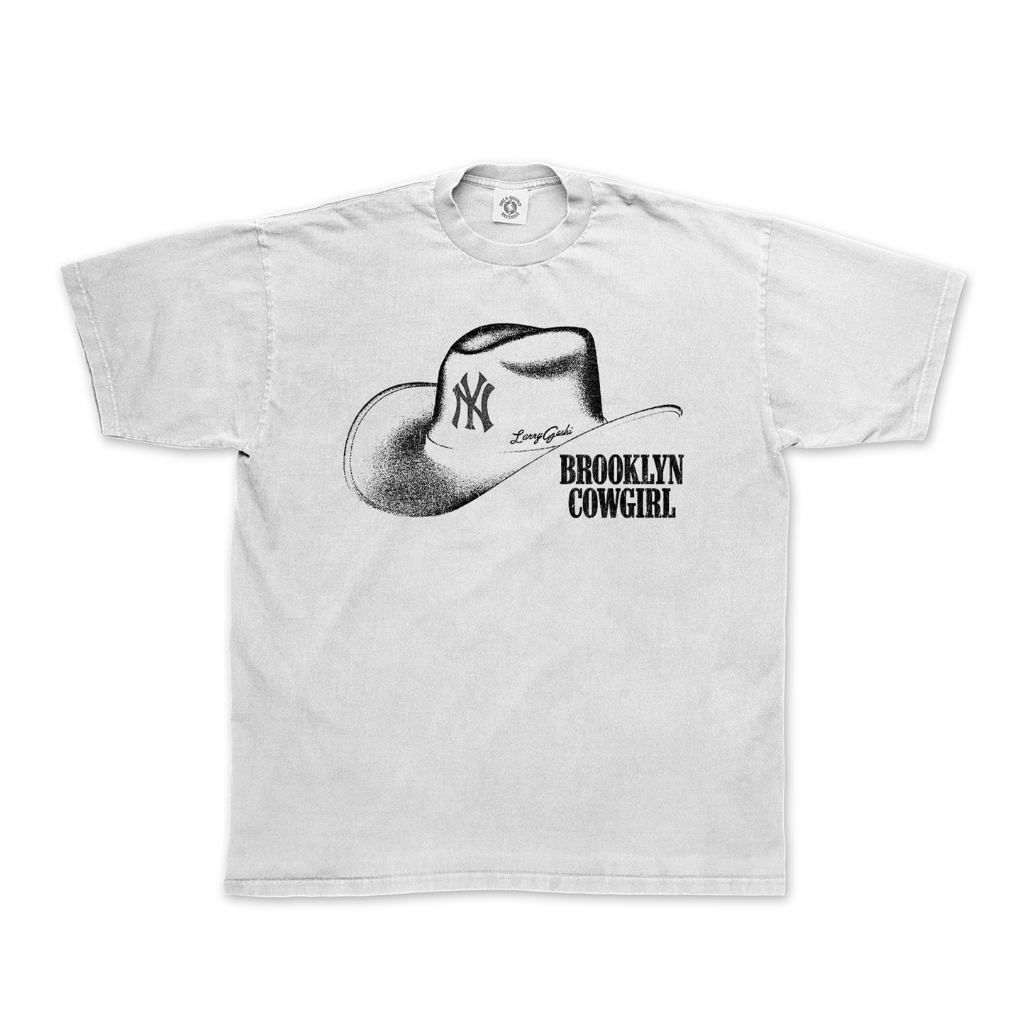 Brooklyn Cowgirl Tee - White & Black