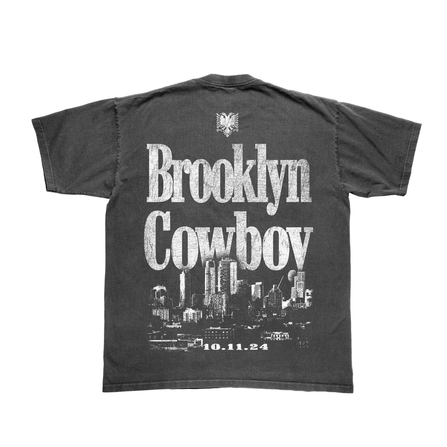 Brooklyn Cowboy Tee - Black & White