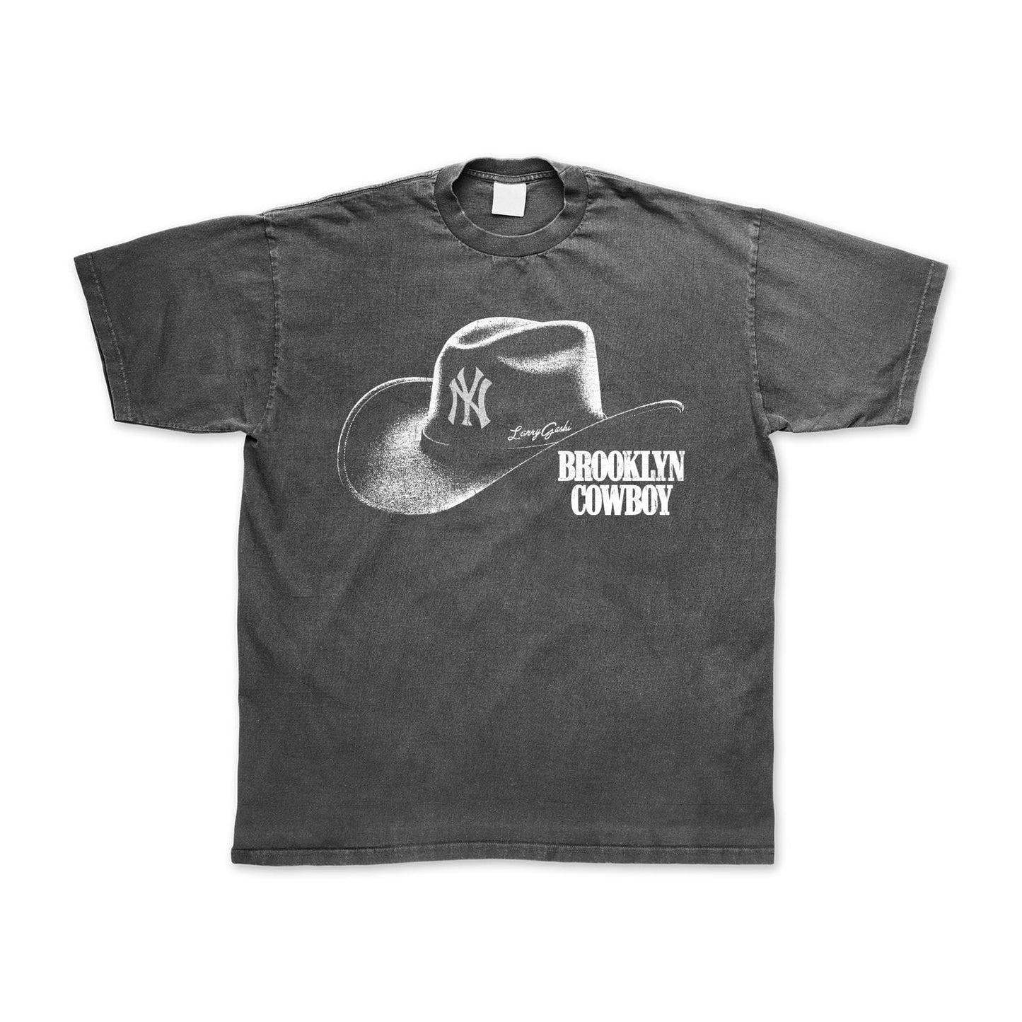 Brooklyn Cowboy Tee - Black & White